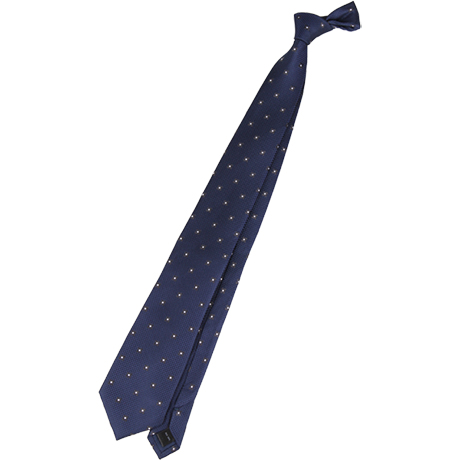 neckti：ドット・水玉のネクタイ。シャツにコーディネートしやすい。ビジネスマンの定番。フォーマルな印象で、ジャケットやシャツとコーディネートがおすすめ。ドットが大きい柄は奇抜なので避ける